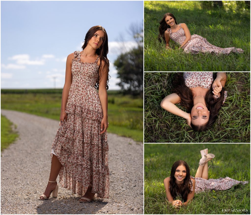 Cedar Rapids iowa senior photographer anamosa